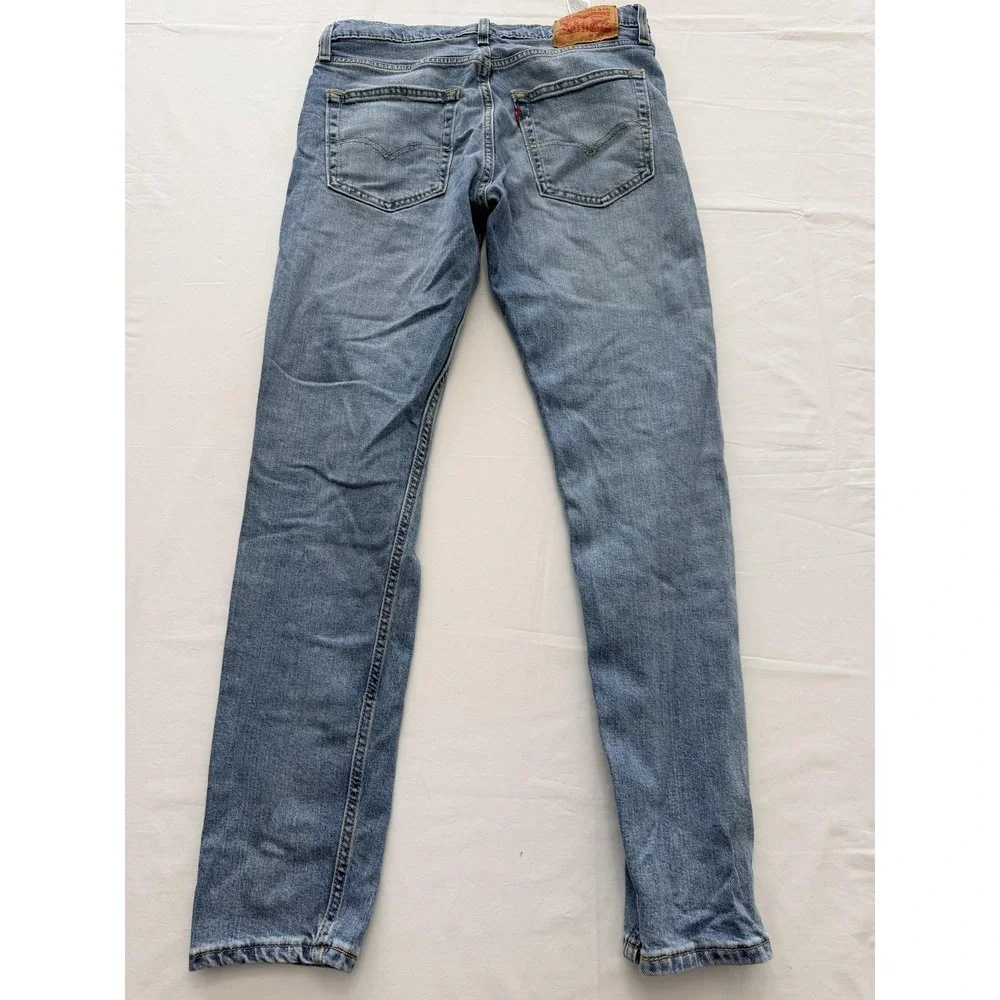 Levi's 512 Jeans Mens 31x32 Blue Light Wash Slim Tapered Denim Pants Casual